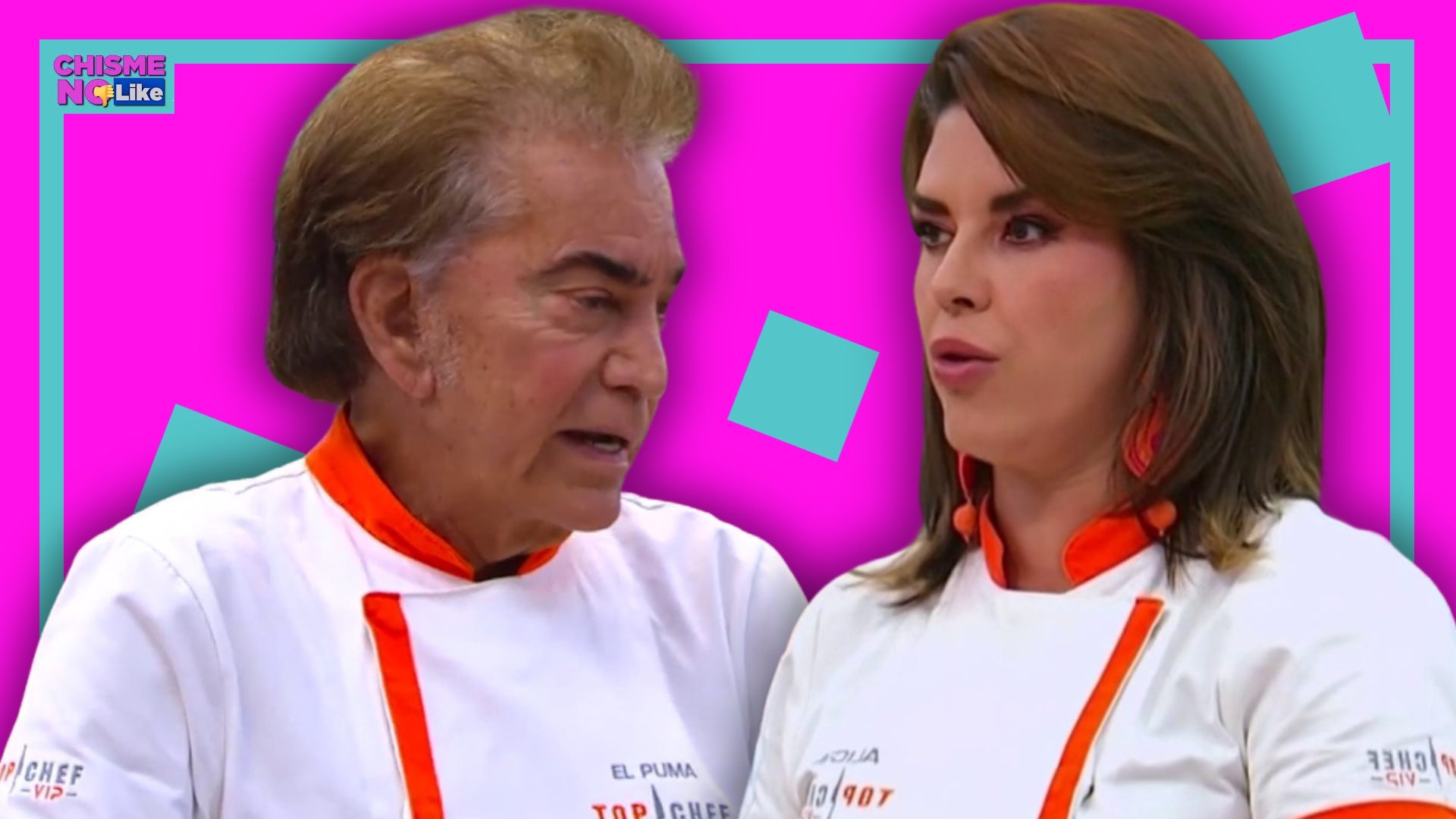 Eliminan a ‘El Puma’ de Top Chef VIP 3 y Alicia Machado todavía pasa a hacerle desplante