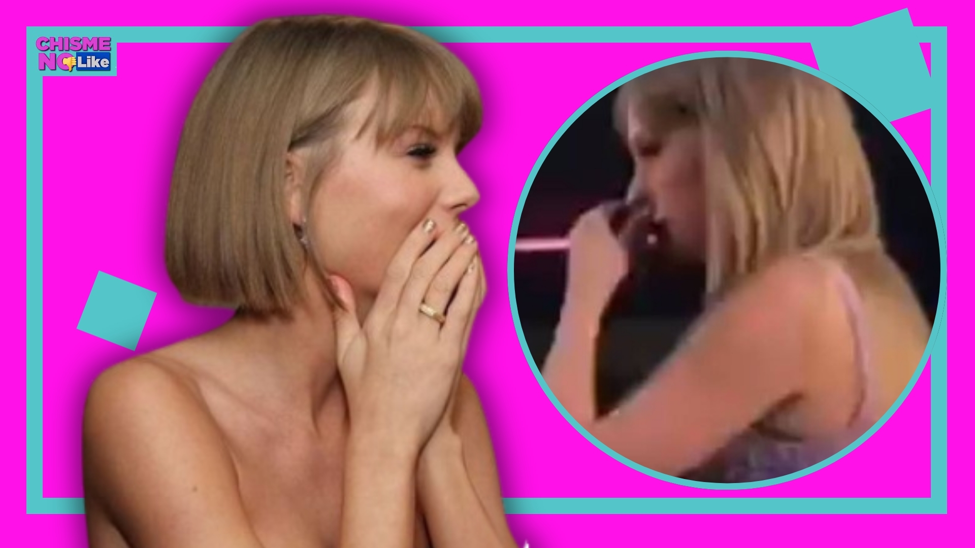 Captan a Taylor Swift limpiándose tremendo moco en pleno concierto y aunque disimula, algo la delató