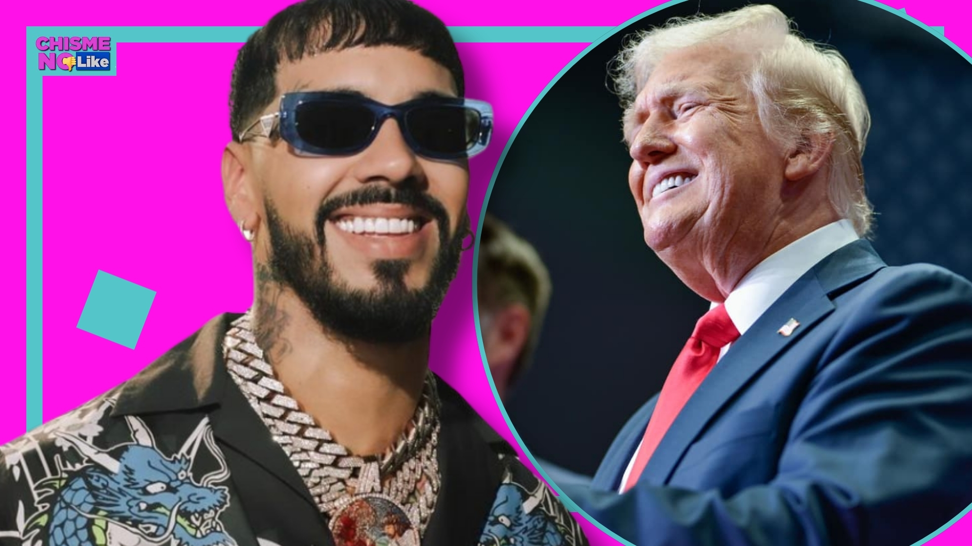 Anuel no oculta su apoyo por Donald Trump y cibernautas le dan una dosis de realidad en redes sociales